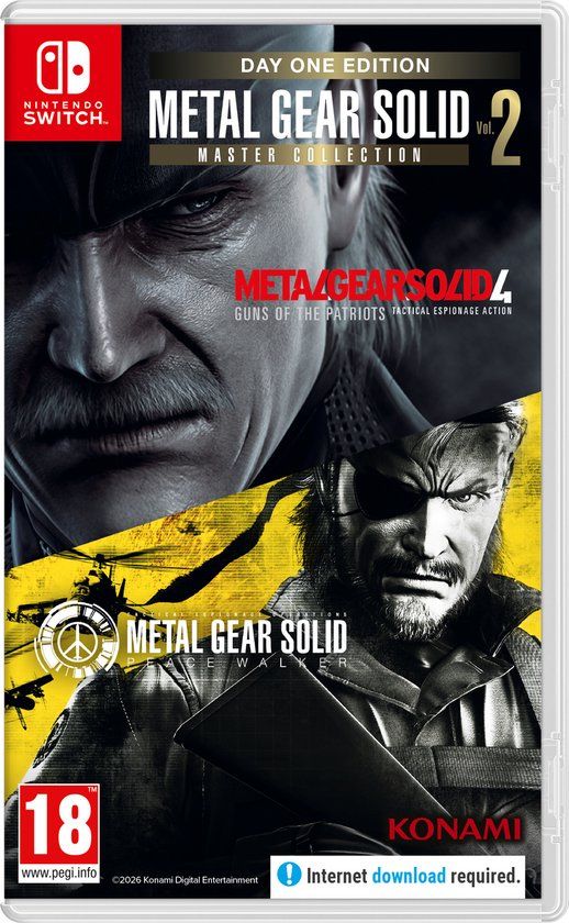 Mindscape Metal Gear Solid Master Collection Volume 2 - Day One Edition - Nintendo Switch