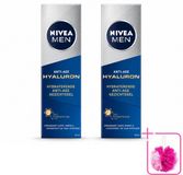 NIVEA MEN Gel hydratant anti-âge avec hyaluron - 2 x 50 ml
