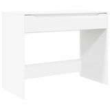 vidaXL Bureau met lade Wit 100 x 50 x 78 cm Geconstrueerd hout