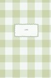 Green Gingham Notebook: 120 Pages 5.25x8inch
