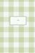 Green Gingham Notebook: 120 Pages 5.25x8inch