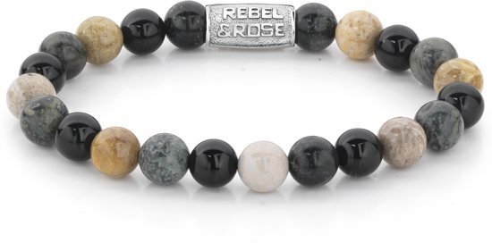 Rebel & Rose Rebel&Rose armband - Autumn Storm - 8mm M 17 5cm