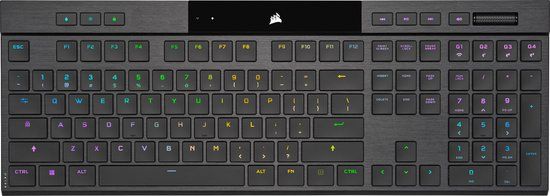 Corsair K100 AIR Draadloos Mechanisch Gaming Toetsenbord - Zwart - QWERTY