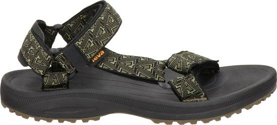 Teva M Winsted Heren Wandelsandalen - Zwart/Groen - Maat 44,5
