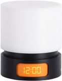 Karlsson Pillar Light LED Wekker | Ø82mm | Zwart