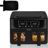Zeegma Knapper Dual - Airfryer - 9L - 1700W - 12 programma's