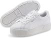 PUMA Karmen L Dames Sneakers - Wit/Zilver - Maat 40,5