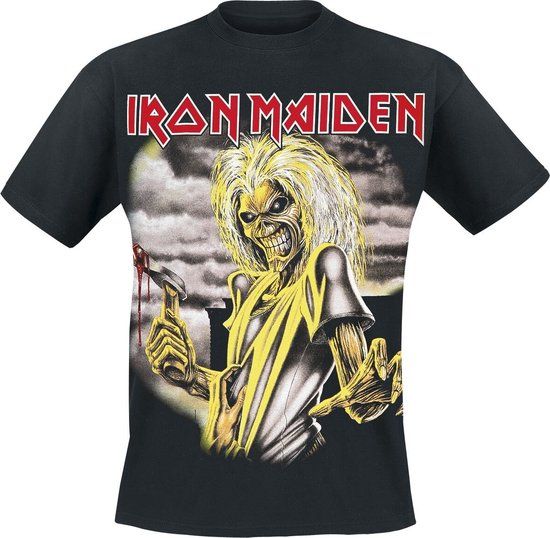 Iron Maiden Killers Heren T-shirt - Zwart - M