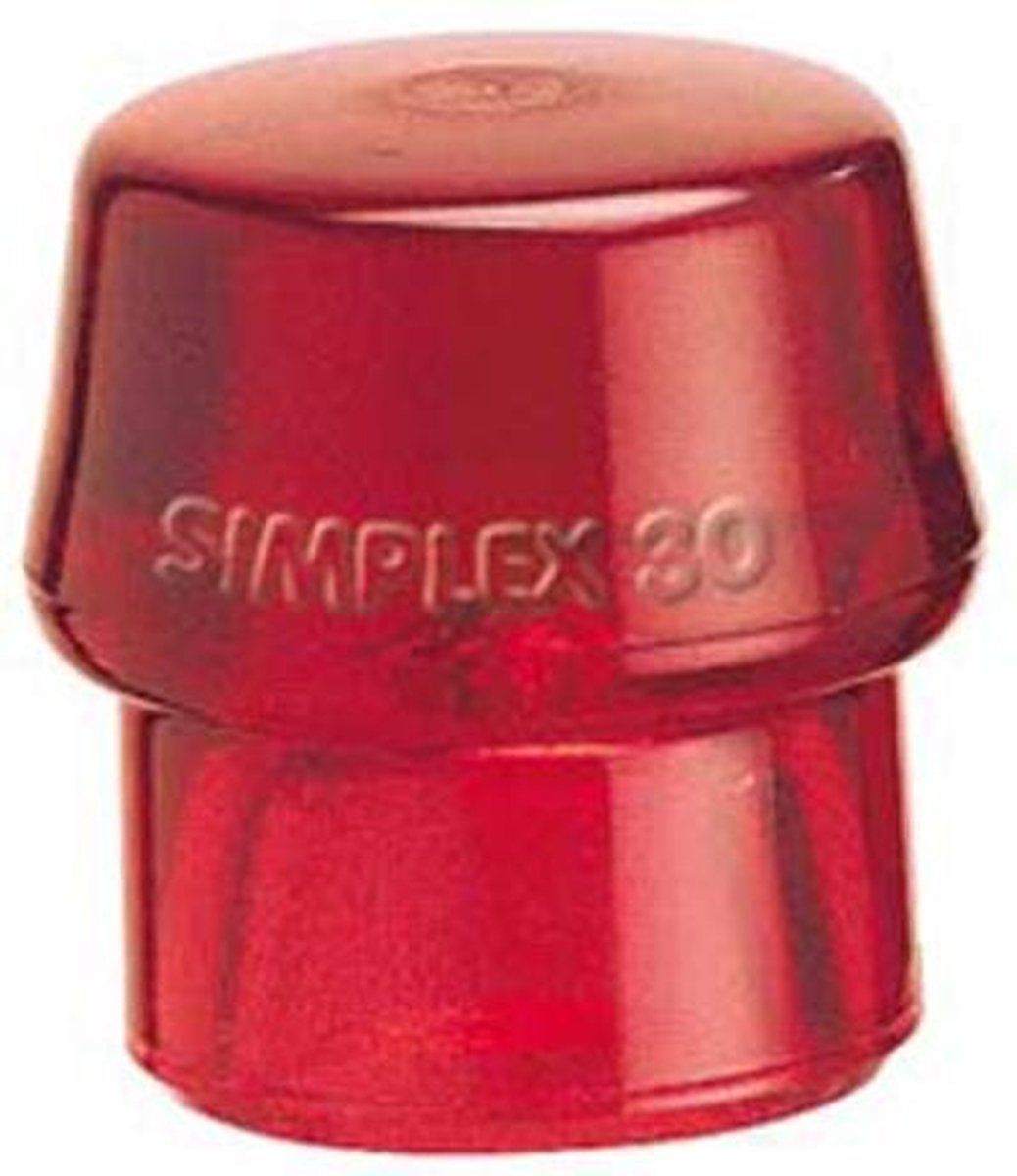 HALDER Vervanging kop Plastic, rood, hard - 4030618301066