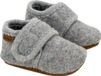 En Fant Pantoffels voor baby's Wol Grijs Gemeleerd maat 25-26EU