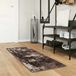 vidaXL - Runner Rug - MARSA - Zwart - Wit - 50 x 150 cm
