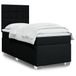Maison Exclusive - Boxspringbed met matras, noir, 80 x 200 cm, textile