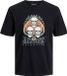 Jack & Jones Tee SS Heavens Regular Fit Tee Noir Taille M