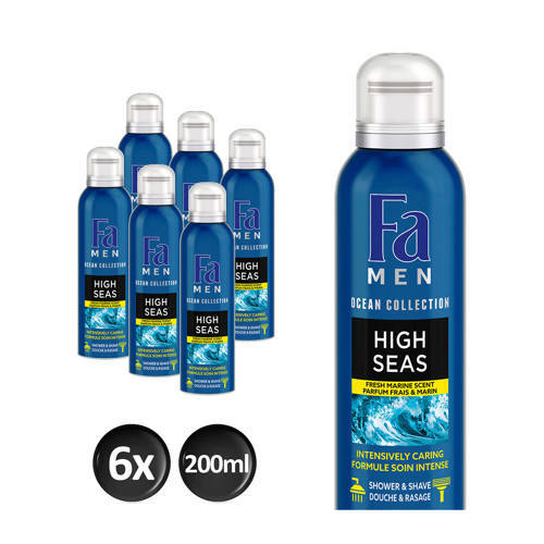 Fa Men Foam High Seas douchegel - 6x 200ml multiverpakking