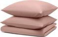 Blumtal Housse de couette Microfibre Nova - Housse de couette Lits Jumeaux XL 260 x 240 cm - 2 x Taie d'oreiller 65 x 65 cm - Rose