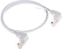 Goobay CAT5E Netwerkkabel - RJ45 - wit - 0.5 m