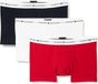 Tommy Hilfiger 3-Pack Trunk Heren Wit/Blauw/Rood Katoen/Elastaan Maat XL