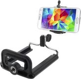Merkloos Verstelbare Universele Tripod Mount Adapter 5-8 centimeter voor Smartphone / iPhone Zwart