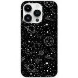 1001 coques Apple iPhone 14 Pro Galaxy draw bedrukt siliconen hoesje