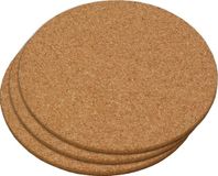 Kesper Dessous de plat rond - 3 pièces - Liège - Ø 20 cm