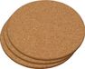Kesper Dessous de plat rond - 3 pièces - Liège - Ø 20 cm