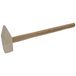 KS Tools 963.2035 BRONZEplus Voorhamer, 8000 g, met Hickory steel