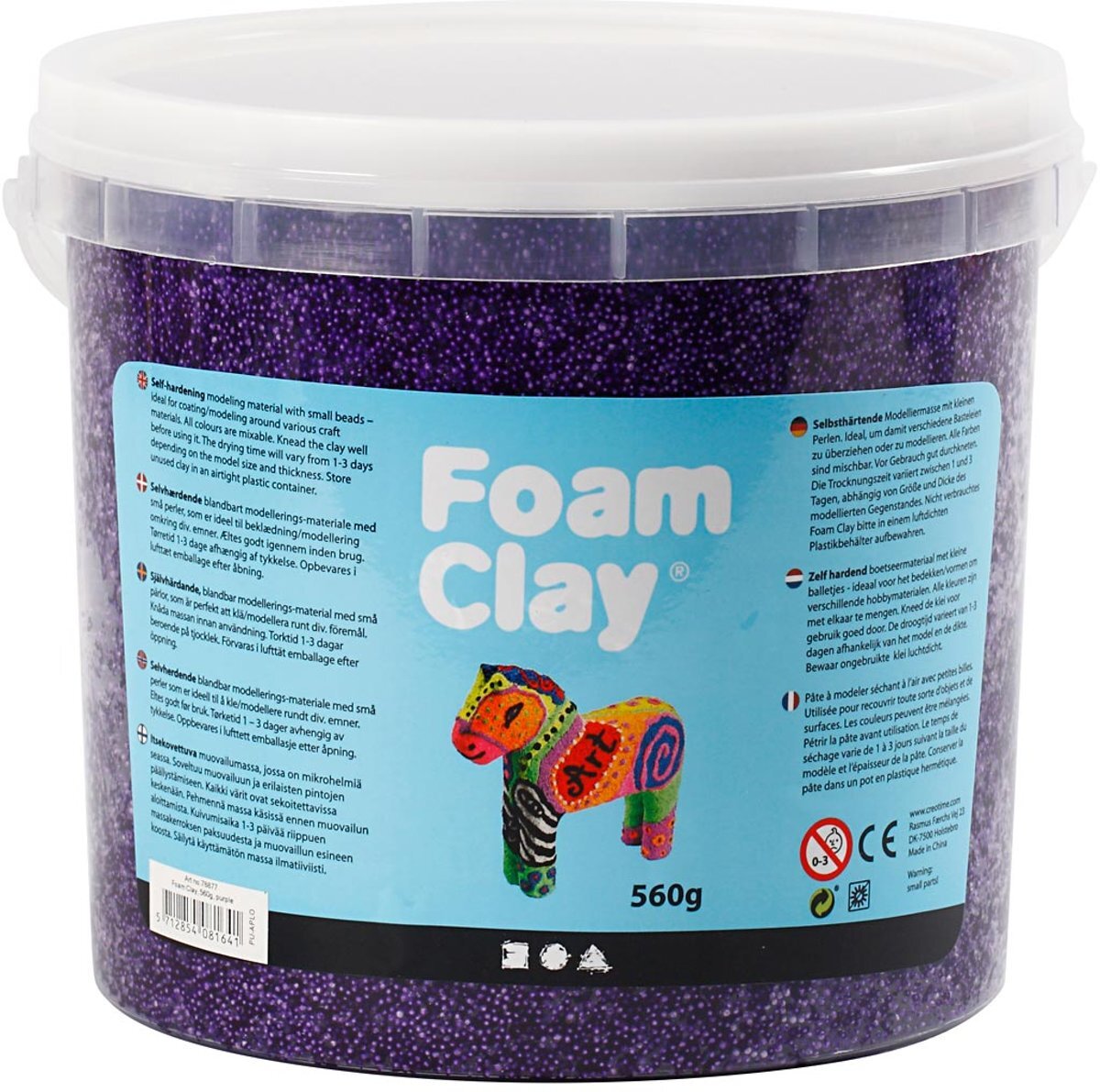 Foam Clay Â®, 560 gr, paars