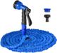 Tuyau d'arrosage extensible sans marque - Flexible et sans fuite - 30 m - Bleu