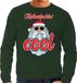 Bellatio Decorations Shoppartners Bv Grote maten foute Kersttrui / sweater - Stoere kerstman - motherfucking cool - groen voor heren - kerstkleding / kerst outfit XXXXL