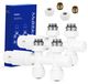 Multiblock-set met thermostaat, 50 mm, doorvoervorm, wit
