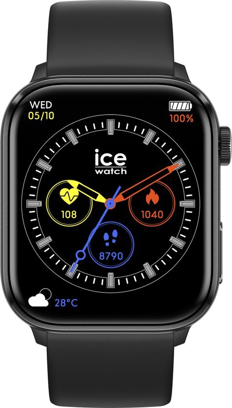 Ice Watch Ice Smart 2.0 - Black 022535 Horloge - Siliconen - Zwart - &#216; 40 mm