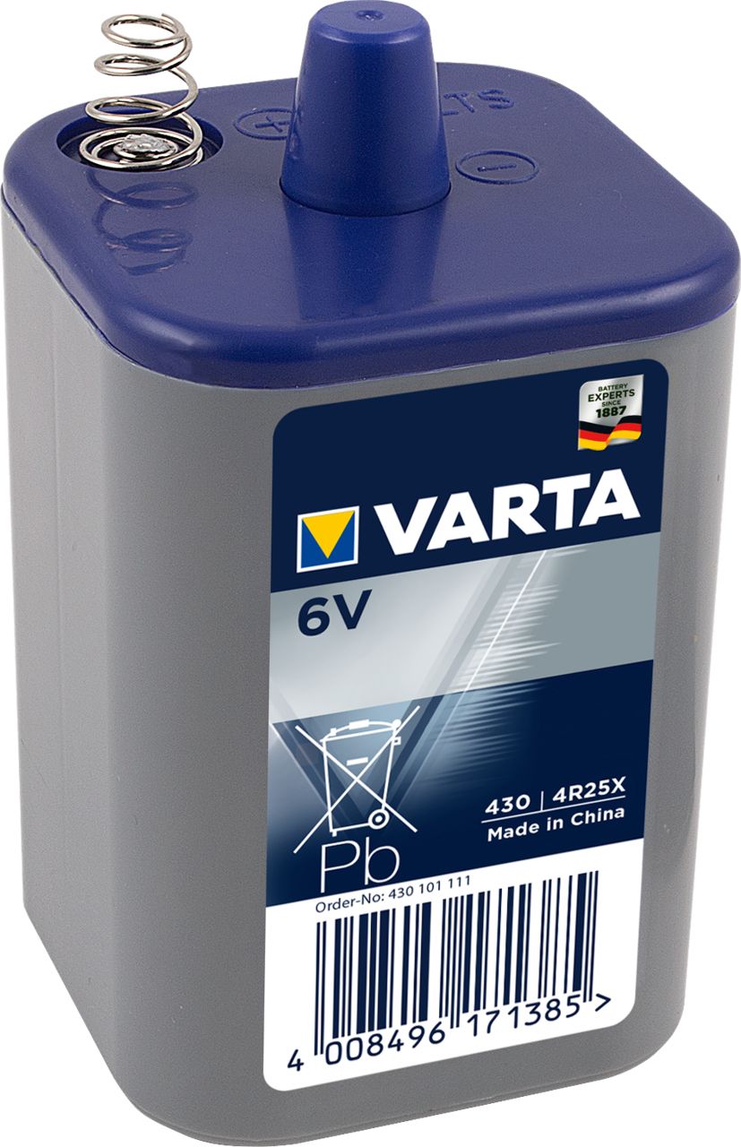 Varta V430 4R25 6V Zinc Chloride Battery - 1 pc