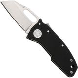 Demko Knives Demko Nano-Shark NANO-20CV-BK-G10, Stealth DLC CPM 20CV Clip Point, Black G10, zakmes