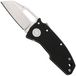 Demko Knives Demko Nano-Shark NANO-20CV-BK-G10, Stealth DLC CPM 20CV Clip Point, Black G10, zakmes