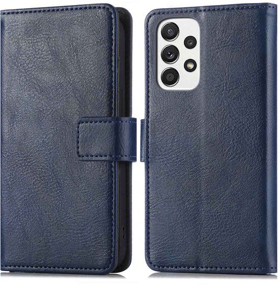 imoshion Hoesje - Geschikt voor Samsung Galaxy A53 - Luxe Bookcase - Donkerblauw