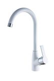 DP bath GC0563 keukenkraan Gardenia in wit, zilver