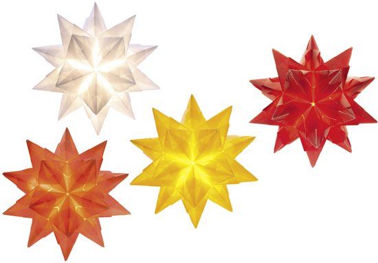 Folia Bascetta-ster vouwbladen, 75 x 75 mm, transparant, 128 vel