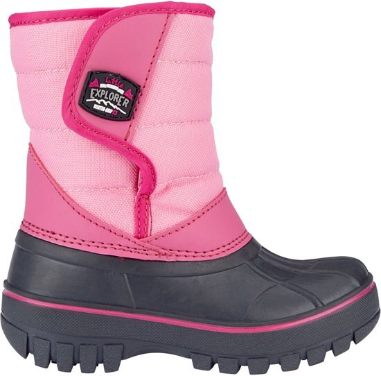 Wintergrip Winter-grip Snowboots Mountain Kid Meisjes Grijs/roze Maat 23/24