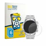 BROTECT Screenprotector 6 Stuks voor FitVigor Smartwatch 1.53" Transparant