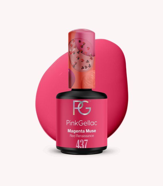 Pink Gellac 437 Magenta Muse 15ml Gel Nagellak