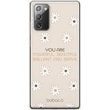 ERT GROUP Samsung Galaxy Note 20 hoes origineel en officieel gelicentieerd Babaco Positive Vibes 003 motief - past perfect bij de vorm van de mobiele telefoon - TPU case