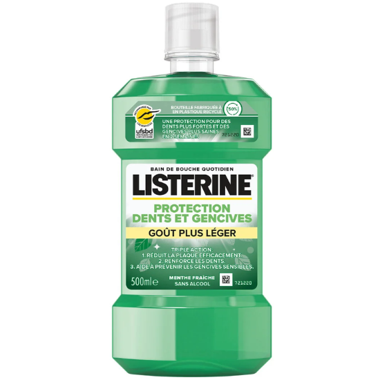 Listerine Listerine Teeth & Gum Defence Milder Taste Mondwater - 500 ml