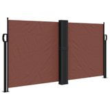 Syfax Windscherm uittrekbaar 120x600 cm bruin