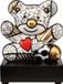 Goebel - Romero Britto Decoratief Beeld Golden Truly Yours Porselein 12cm