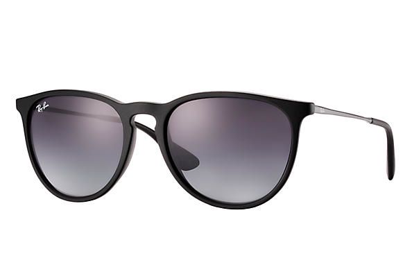 Ray-Ban RB4171 622/8G Erika Classic Zonnebril - Zwart/Grijs - Dames