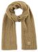 Codello Omslagdoek Vrouwen Effen Polyacryl Wol Dunkelbeige 30x190cm