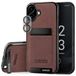 SURAZO Supreme leren achterhoes voor Apple iPhone 16 Plus