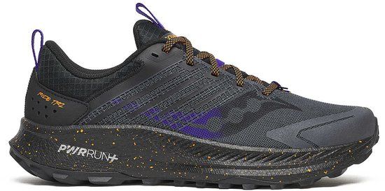 Saucony Ride TR2 Trailschoenen Heren Carbon / Black Maat 46