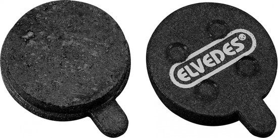 Elvedes Schijfremblokken E-bike 10 Cm Carbon Zwart 2 Stuks