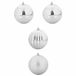 vidaXL Set de boules de Noël XXL Argent Plastique Ø 20 cm